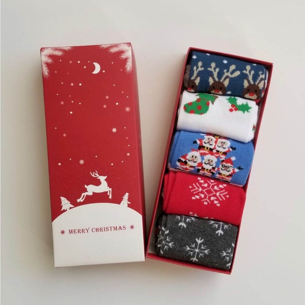 Christmas pattern socks stocking stuffer gift